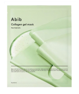 Abib – Collagen Gel Mask Heartleaf Jelly - hidrogelinė veido kaukė su kolagenu 